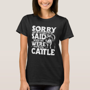 Highland Cow Apparel Highland Cattle Bauer für Wo T-Shirt