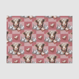 Highland Cow Chocolate & Heart Kisses Gift Liner Seidenpapier