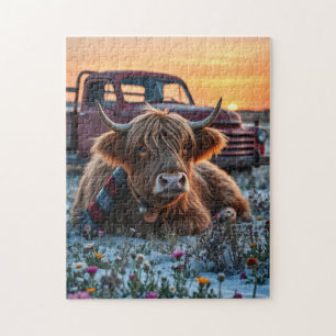 Highland Cow Country Weihnachten