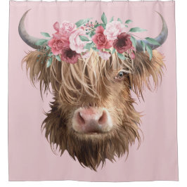 Highland Cow Duschvorhang