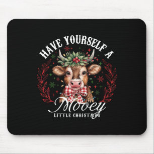Highland Cow haben sich selbst ein Mooey Little Ch Mousepad