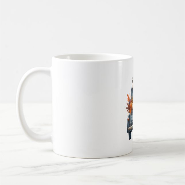 Highland Cow Halloween Fall Kaffeetasse (Links)