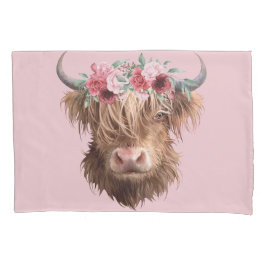 Highland Cow Kissenbezug
