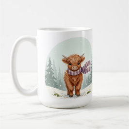 Highland Cow Mug, Cute Animal Art, Farm Animal Gif Kaffeetasse