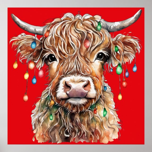 Highland Cow Poster (Vorne)