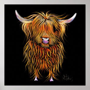 HiGHLaND CoW PRiNT SCoTiSH ' HuMPHReY ' BY SHiRLe Poster