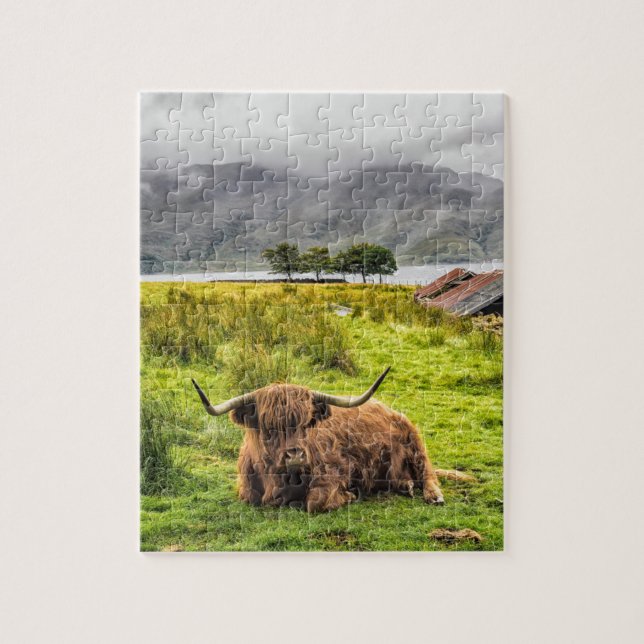 Highland Cow Puzzle (Vertikal)