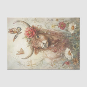 Highland Cow Seidenpapier