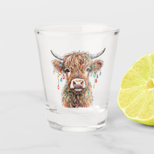 Highland Cow Shot Glass Schnapsglas