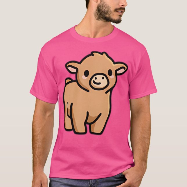Highland Cow T-Shirt (Vorderseite)