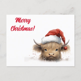 Highland Cow Weihnachten Personalisiert
