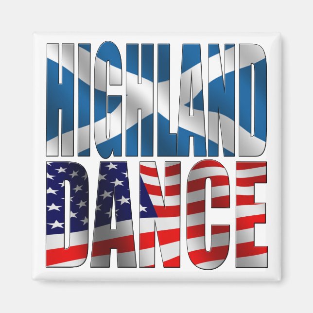 Highland Dance Magnet (Vorne)