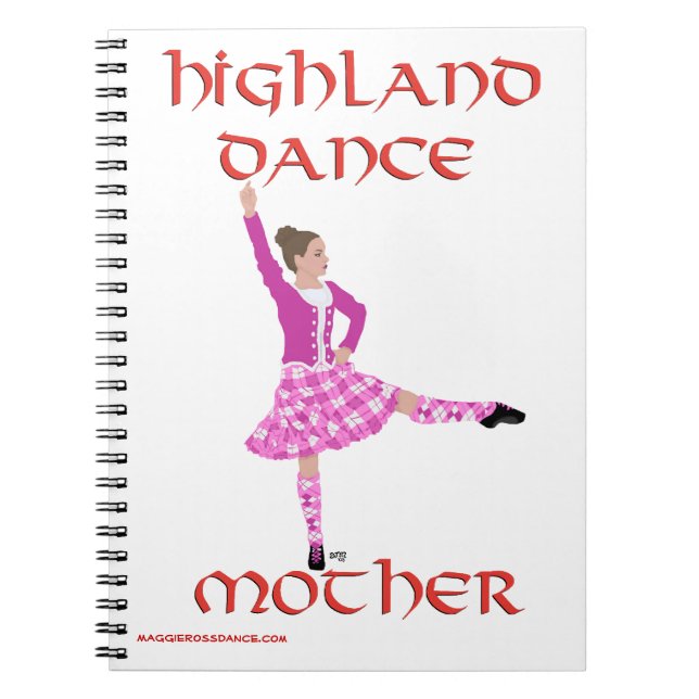 Highland Dance Mother Journal Notizblock (Vorderseite)