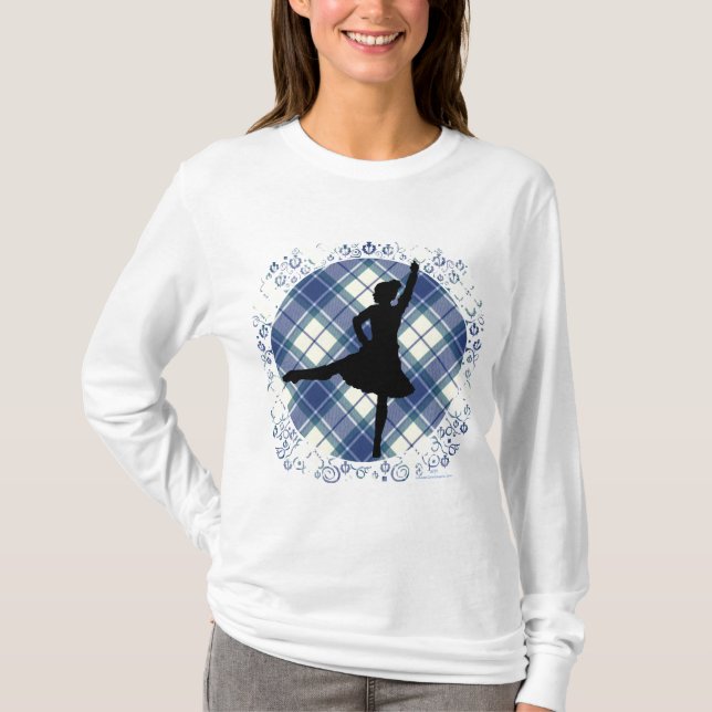 Highland Dancer Eildon Tartan T-Shirt (Vorderseite)