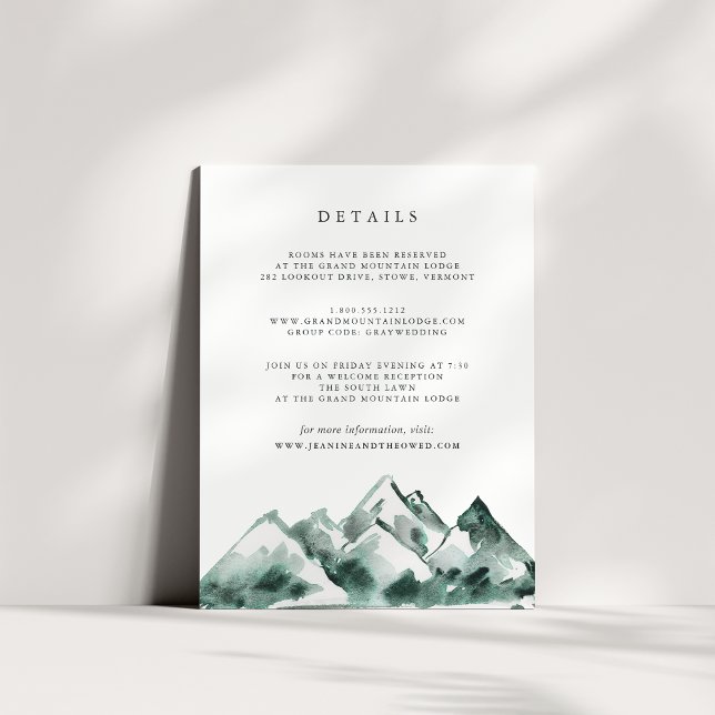 Highland | Eintrittskarte für die Hochzeitgäste Begleitkarte (Von Creator hochgeladen)