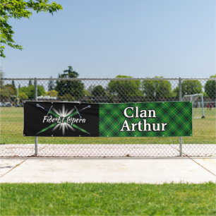 Highland Festival Clan Arthur MacArthur Zent Banner