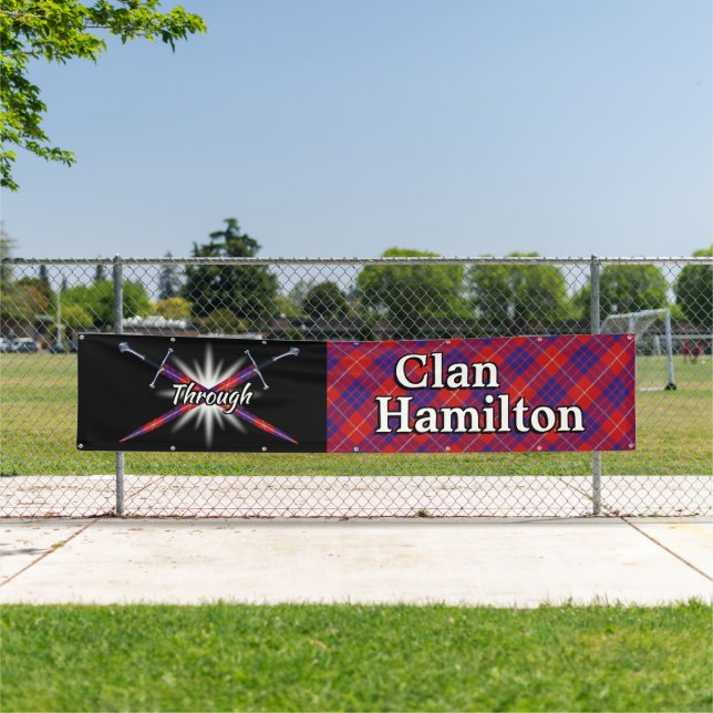 Highland Festival Clan Hamilton Tent Banner (Insitu)