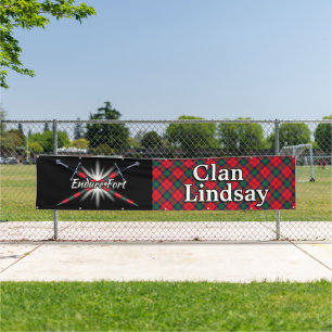 Highland Festival Clan Lindsay Zelt Banner