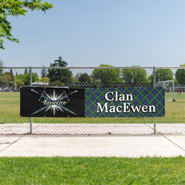 Highland Festival Clan MacEwen Tent Banner (Insitu)