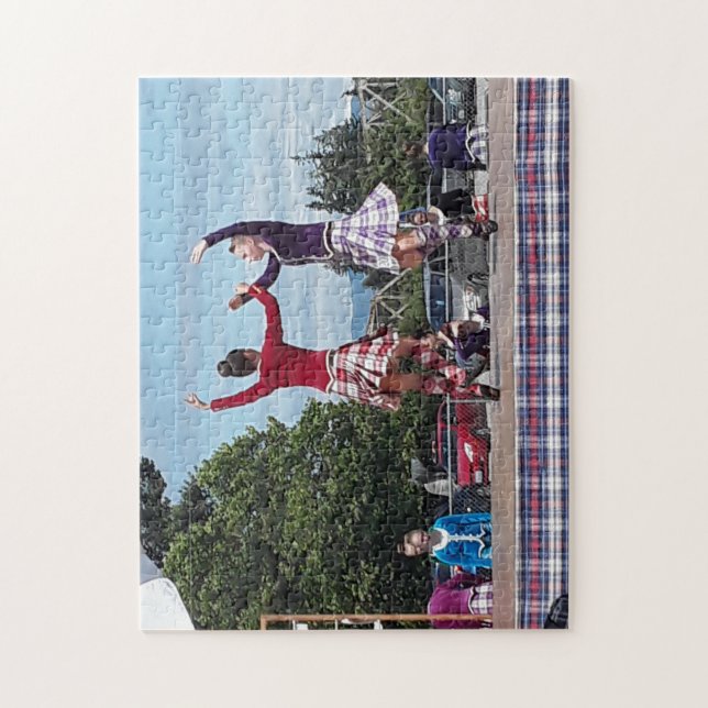 Highland Fling Clan Rassembler Jigsaw Puzzle (Vertical)