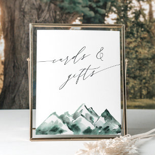 Highland Gebirgskarten und Geschenke Poster
