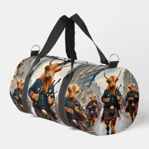 Highland-Harmonie: Dudelsack-Hochlandkuh-Band  Duffle Bag