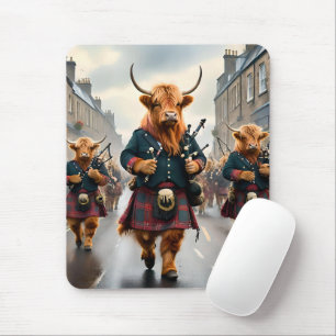 Highland Harmony: Dudelsack Highland-Rind-Band  Mousepad