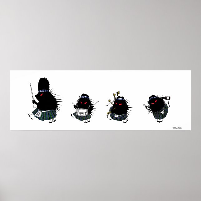 Highland Hedgehogs Poster (Vorne)