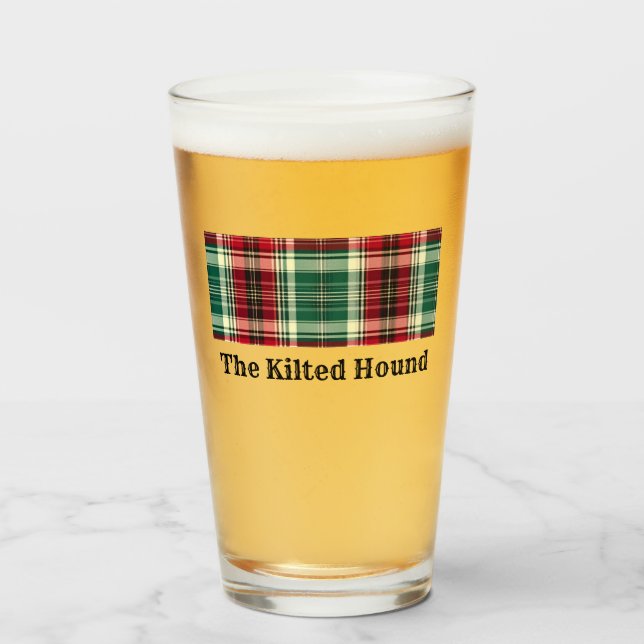 Highland Heritage Bierkrug Glas (Vorne (Gefüllt))