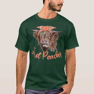 Highland-Kuh-Bandana Just Peachy Western Country P T-Shirt