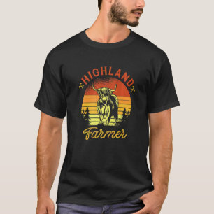 Highland-Kuh-Bauer Gras Welpe Kuhflüsterer T-Shirt