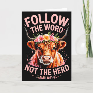 Highland-Kuh Christlich  Karte