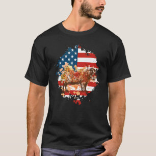 Highland-Kuh-Drucktier Süße Cowgirl Für Frauen U T-Shirt