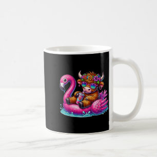 Highland-Kuh Flamingo ol Float Sommer Hawaii Stran Kaffeetasse
