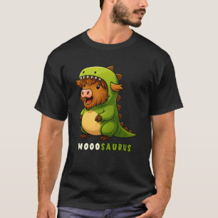 Highland-Kuh-Moo-Saurus-Dinosaurier-Kostüm Trex Ju T-Shirt