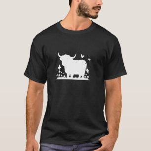 Highland-Kuh Niedlich Mini-Tierliebhaber T-Shirts