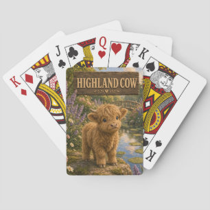 Highland-Kuh Niedliche Baby-Geschichtenbuch-Nurser Spielkarten
