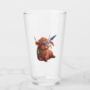 Highland-Kuh Png, Coole Kuh Png, Sonnenbrille Glas