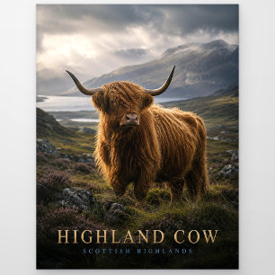 Highland-Kuh Schottische Highlands TIERE Postkarte
