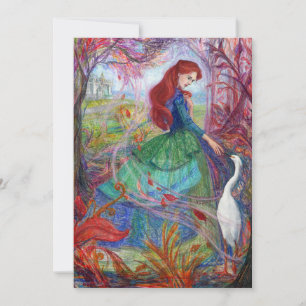 "Highland Lady". Flache Karte