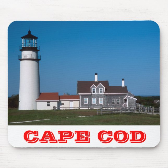 Highland Lighthouse Cape Cod Massachusetts Mousepa Mousepad (Vorne)