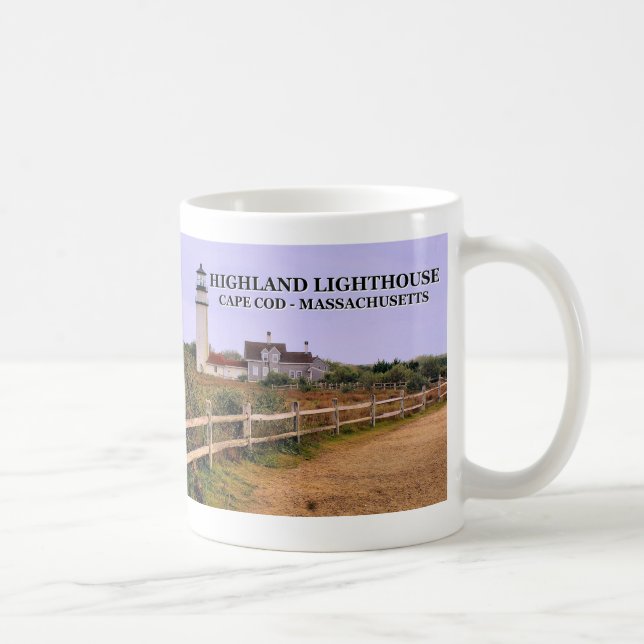 Highland Lighthouse, Cape Cod, Massachusetts-Tasse Kaffeetasse (Rechts)