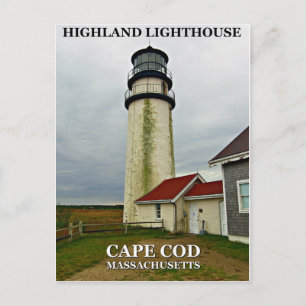 Highland Lighthouse, Massachusetts Postkarte