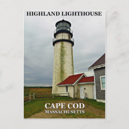 Highland Lighthouse, Massachusetts Postkarte
