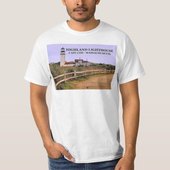 Highland Lighthouse, T-Shirt Massachusetts (Devant)