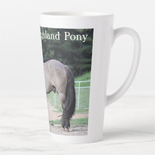 Highland pony latte cup milchtasse