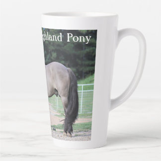 Highland pony latte cup milchtasse