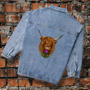 Highland Scottish Vache Purple Celple Knot Work