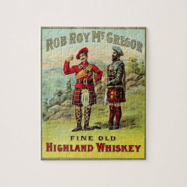 HIghland Scottish Whiskey Label (Vertikal)