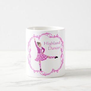 Highland Tänzerin Pink Aboyne Kaffeetasse